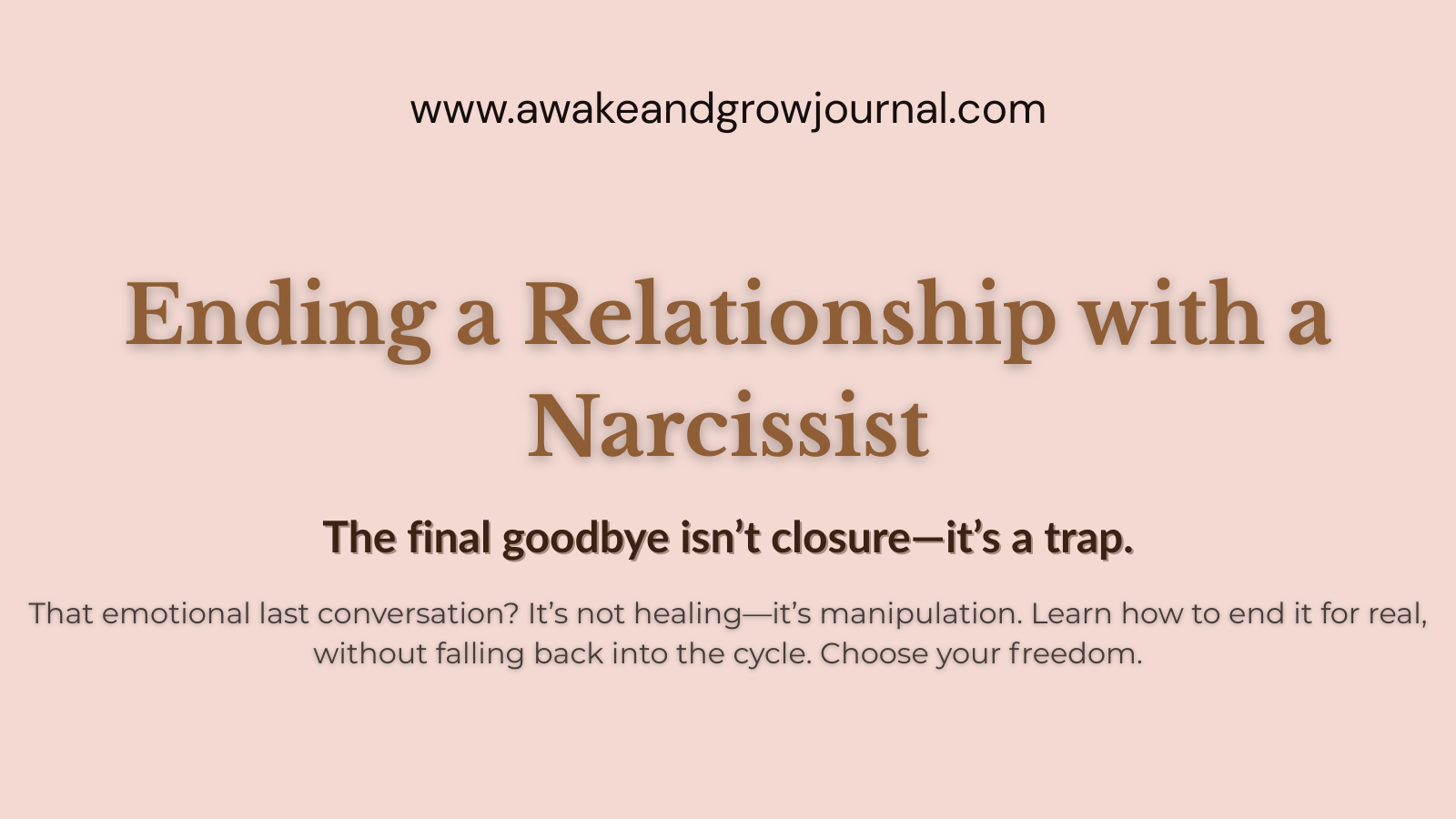 Emotional breakup with narcissist – the crying goodbye explained